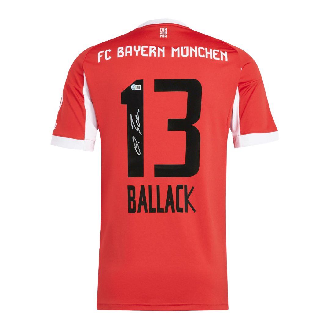 Michael Ballack Signed FC Bayern Munich 2025-26 Soccer Jersey #13 with Beckett COA